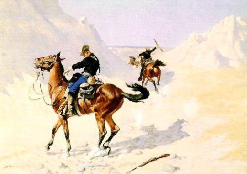 Frederick Remington The Advance Guard Germany oil painting art